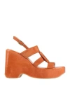 Zinda Woman Sandals Tan Size 7 Leather In Brown