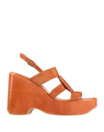 Zinda Woman Sandals Tan Size 7 Leather In Brown