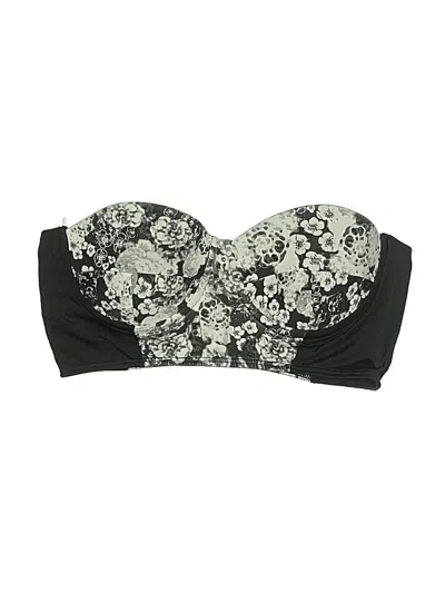 Pre-owned Zinke Swimsuit Top Black Swimwear
