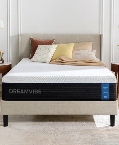 Zinus Dreamvibe Essential 12" Hybrid Medium Plush Tight Top Mattress In A Box, Twin In Transparent