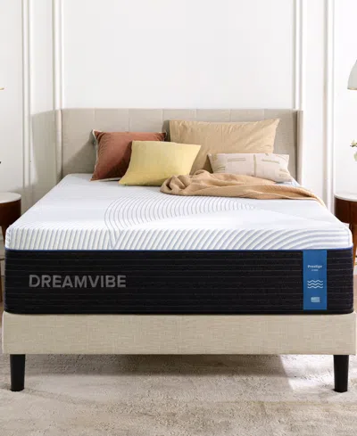 Zinus Dreamvibe Prestige 14" Hybrid Medium Plush Tight Top Mattress In A Box, Queen In Transparent