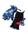 Zipglove Boys' Chase Camo Zip Gloves - Little Kid, Big Kid In Blue