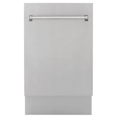 Zline 18 In. Tallac Series 3rd Rack Top Control Built-in Dishwasher With Stainless Steel Tub, 51dba