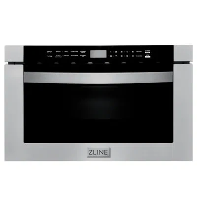 Zline 24 In. 1.2 Cu. Ft. Built-in Microwave Drawer In Stainless Steel