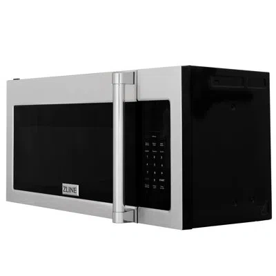 Zline 30 In. 1.5 Cu. Ft. Over-the-range Microwave In Satin Stainless Steel With Traditional Handle And Set