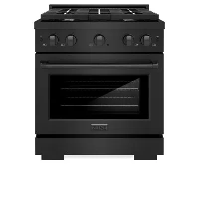 Zline 30 In. 4.2 Cu. Ft. Paramount Dual Fuel Range With 4 Burner Gas Cooktop And Electric Convection Oven 