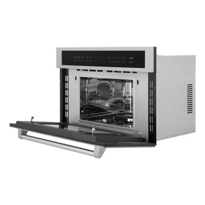 Zline 30 In. Built-in Convection Microwave Oven In Stainless Steel With Speed And Sensor Cooking