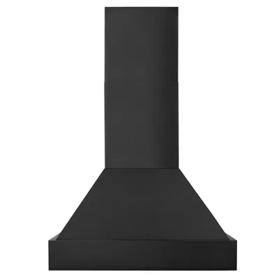 Zline 30 In. Convertible Vent Black Stainless Steel Wall Mount Range Hood (bs655n-30)
