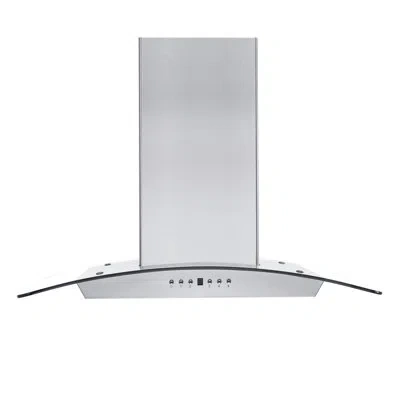 Zline 30 In. Convertible Vent Wall Mount Range Hood In Stainless Steel & Glass (kz-30)