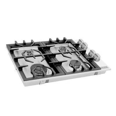 Zline 30 In. Gas Cooktop With 4 Gas Burners In Stainless Steel