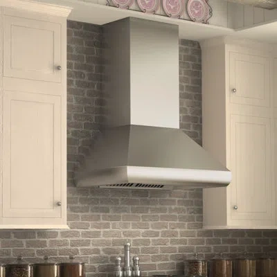 Zline 30 In. Professional Convertible Vent Wall Mount Range Hood In Stainless Steel (587-30)