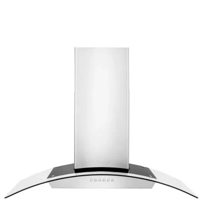 Zline 36” Alpine Series Convertible Wall Mount Range Hood In Stainless Steel With Remote Control, Led Ligh