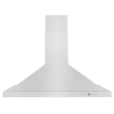 Zline 36 In. Convertible Vent Wall Mount Range Hood In Stainless Steel In 304 Grade Stainless Steel