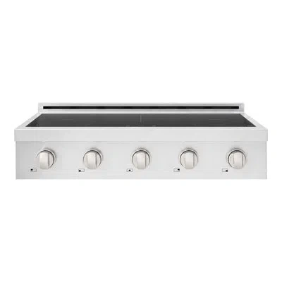 Zline 36 In. Paramount Induction Rangetop With 5 Element Cooktop In Stainless Steel