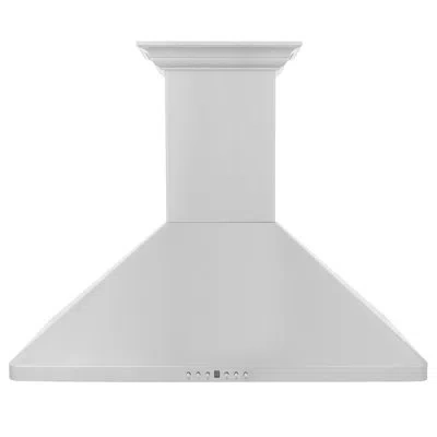 Zline 36 In.  Crownsound™ducted Vent Wall Mount Range Hood In Stainless Steel With Built-in Bluetooth