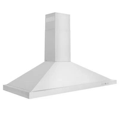 Zline 42 In. Convertible Vent Outdoor Approved Wall Mount Range Hood In Stainless Steel In 304 Grade Stainless Steel