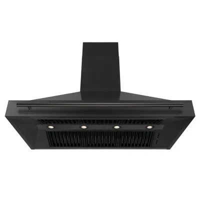 Zline 48 In. Black Stainless Steel Range Hood With Black Stainless Steel Handle (bs655-48-bs)