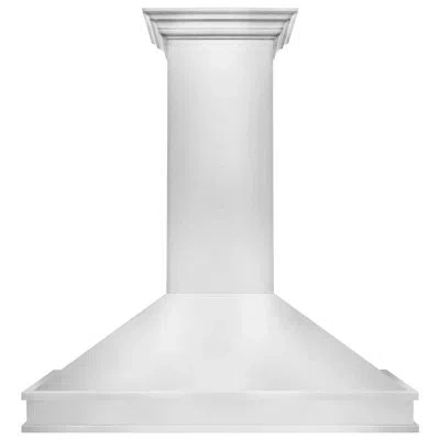 Zline 48 In. Designer Series Wall Mount Range Hood In Satin Stainless Steel (8656s-48)