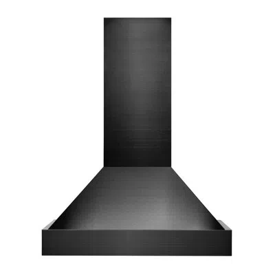 Zline 48 In. Ducted Vent Black Stainless Steel Wall Mount Range Hood (bs655n-48)