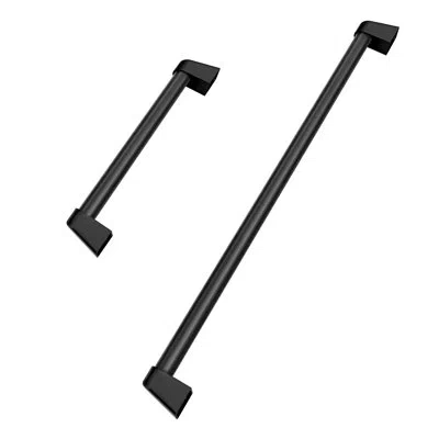 Zline 48 In. Helix Handles (set Of 2) For Paramount And Select Ranges In Black Stainless Steel