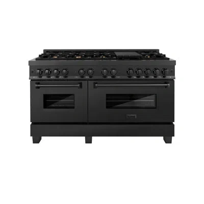 Zline 60 In. 7.4 Cu. Ft. Legacy Dual Fuel Range With 9 Burner Gas Cooktop And 2 Electric Convection Ovens  In Stainless Steel