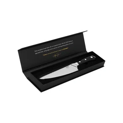 Zline 8 In. Professional Japanese Damascus Steel Chef Knife (kckt-jd) In Black