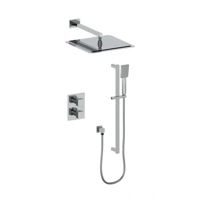 Zline Autograph Edition Crystal Bay Thermostatic Shower System In Chrome