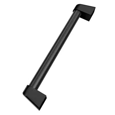 Zline Autograph Helix Handle In Black Stainless Steel