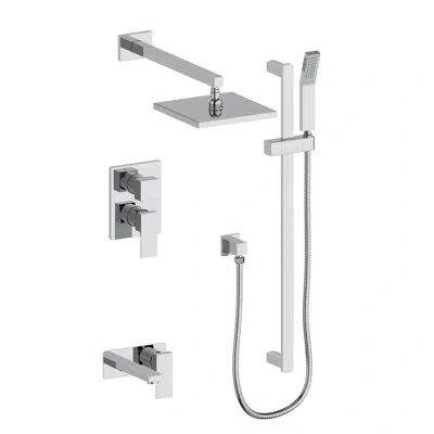 Zline Bliss Shower System With 12" Oversized Shower Head In Chrome
