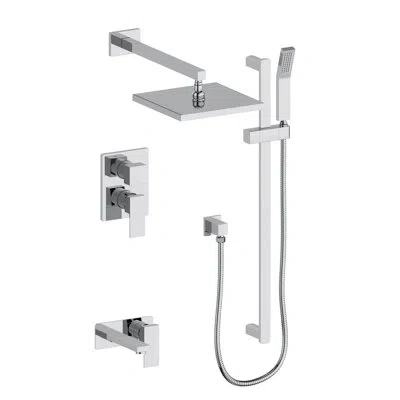 Zline Bliss Shower System With 16" Oversized Shower Head In Chrome