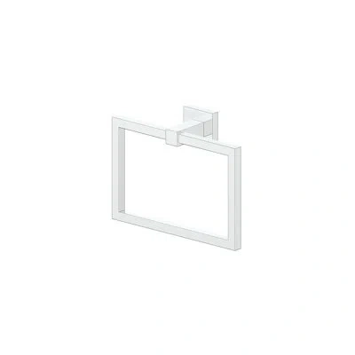 Zline Bliss Towel Ring In Chrome (bls-trng-ch) In Silver
