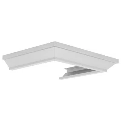 Zline Crown Molding Profile 2 For Wall Mount Range Hood In Stainless Steel