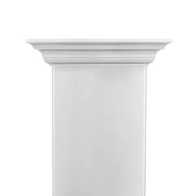 Zline Crown Molding Profile 6 For Island Mount Range Hood (cm6-597i-304) In White
