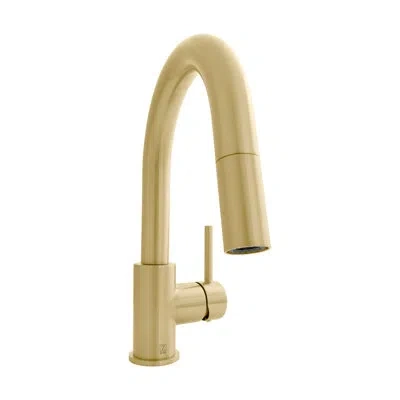Zline Dante Kitchen Faucet In Champagne Bronze