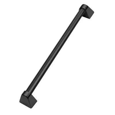 Zline Microwave Helix Handle In Black Stainless Steel
