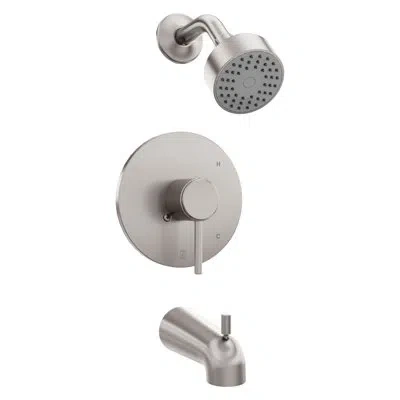 Zline Palisades Elegant Shower System In Brushed Nickel