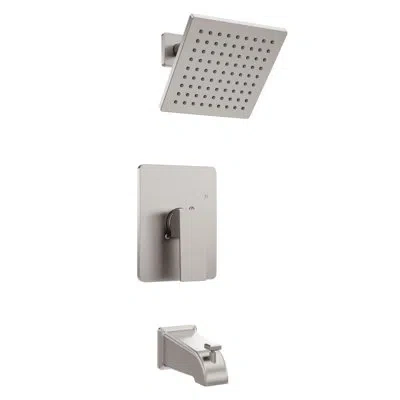 Zline Palisades Modern Shower System In Brushed Nickel