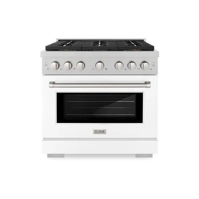 Zline Paramount Dual Fuel Range With Burner Duopro™ Cooktop And Electric Convection Oven In Satin Stainles In Satin Stainless Steel