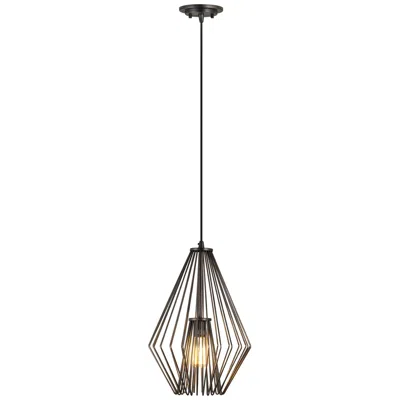Z-lite 1 Light Mini Pendant In Plated Bronze Finish