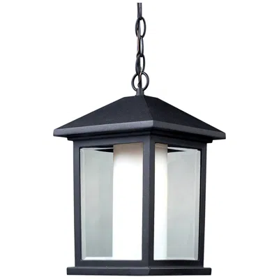 Z-lite 1 Light Outdoor Chain Light In Black Finish