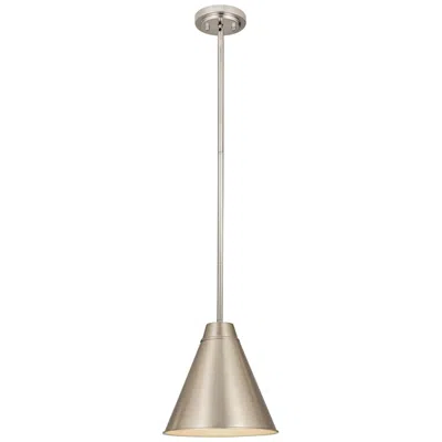 Z-lite 1 Light Pendant In Brushed Nickel Finish