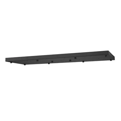 Z-lite 17 Port Multi Point Canopy In Matte Black