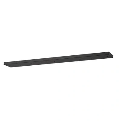 Z-lite 5 Port Multi Point Canopy In Matte Black