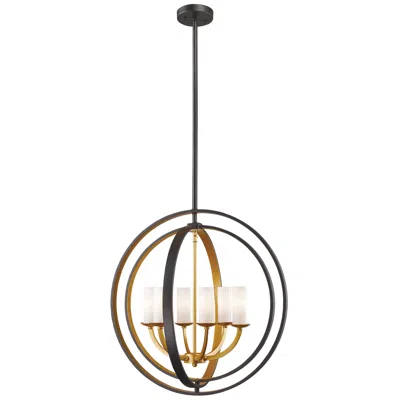 Z-lite 6 Light Pendant In Bronze Gold Finish