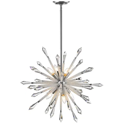 Z-lite 8 Light Chandelier In Chrome  Finish