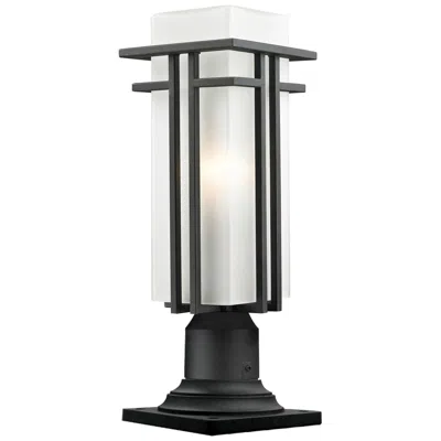Z-lite Abbey 19 1/4" High Black Outdoor Pier Light