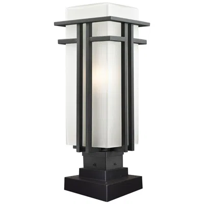 Z-lite Abbey 21 3/4" High Black Outdoor Pier Light