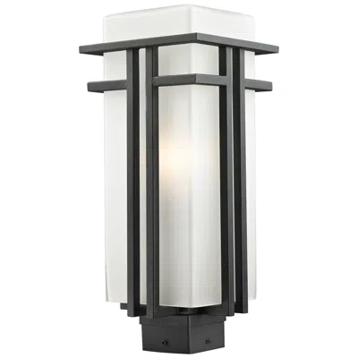 Z-lite Abbey By  Black 19.25 Inch Outdoor Post Light