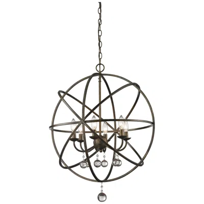 Z-lite Acadia By  Golden Bronze 6 Light Chandelier