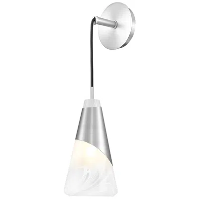 Z-lite Aimie By  Brushed Nickel 1 Light Wall Sconce
